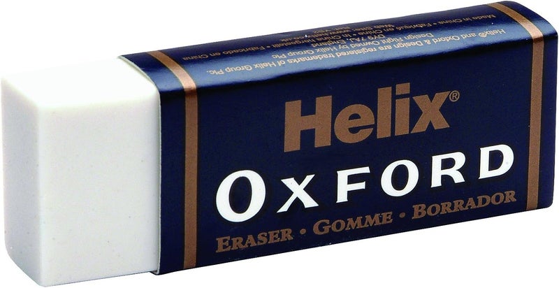 Helix Oxford Twin Pack of Large Erasers - Premium Soft Erasers for Clean, Smudge-Free Correction - Image 2