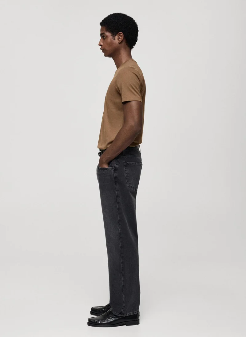 Mango Man Essential Crew Neck T-Shirt