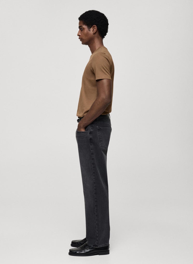 Mango Man Essential Crew Neck T-Shirt  - Image 3