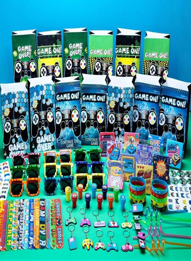 DMIGHT Video Game Party Favors Birthday Supplies for Kids Bags Game On Stuffer Gifts Boys Gamer Party Decorations - Image 3