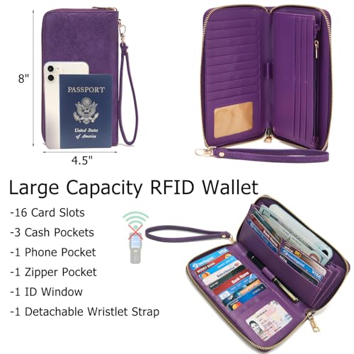 Idesort Small Backpack Purse for Women Girls Cute Backpacks Purse set with Wallet Convertible Shoulder bag Purple - Image 2