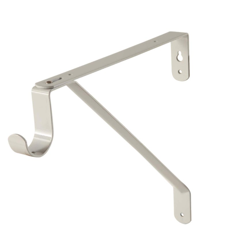 Desunia Adjustable Closet Rod & Shelf Support Bracket - Chrome - 1 Pack - Image 1