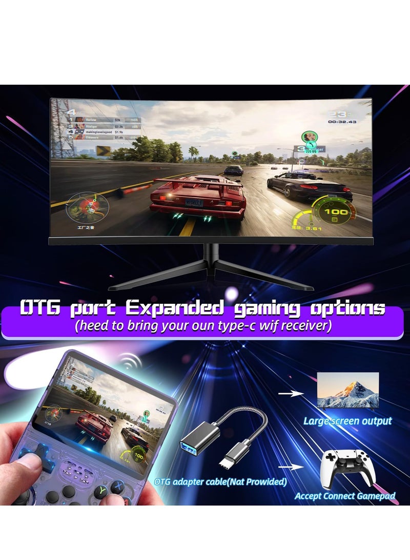 Y&D Handheld Game Console Open Source Linux System 3.5 Inch IPS Screen Portable Handheld Game Console Portable Gaming Device Retro Gaming Classic Games Emulator Console Pocket Game Player - Image 4