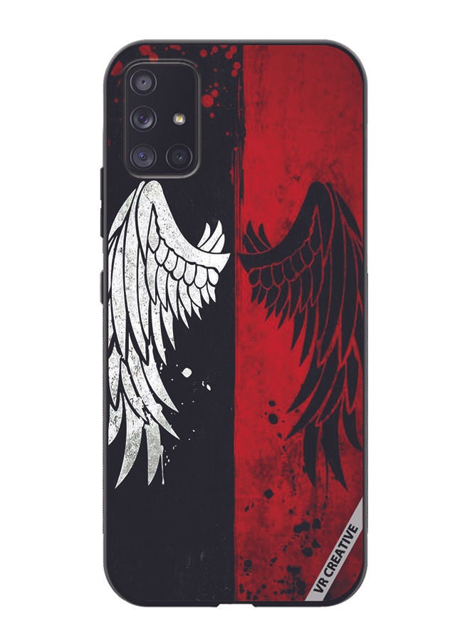 VR CREATIVE Protective Case Cover For Samsung Galaxy A71 5G Wings Design Multicolour - Image 1