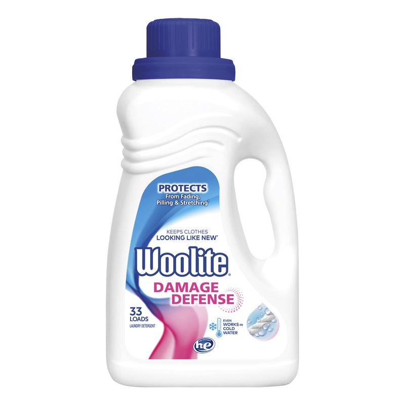 Woolite Damage Defense Liquid Laundry Detergent Light Fresh Scent 33 Loads 50 Fl Oz