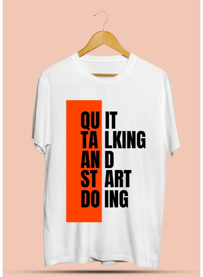 SHOP NEW ARRIVALS Quit Talking & Start Doing T-Shirt – Motivational Quote Graphic Tee | Inspirational Gift for Entrepreneurs, Goal Getters & Action Takers - Image 1