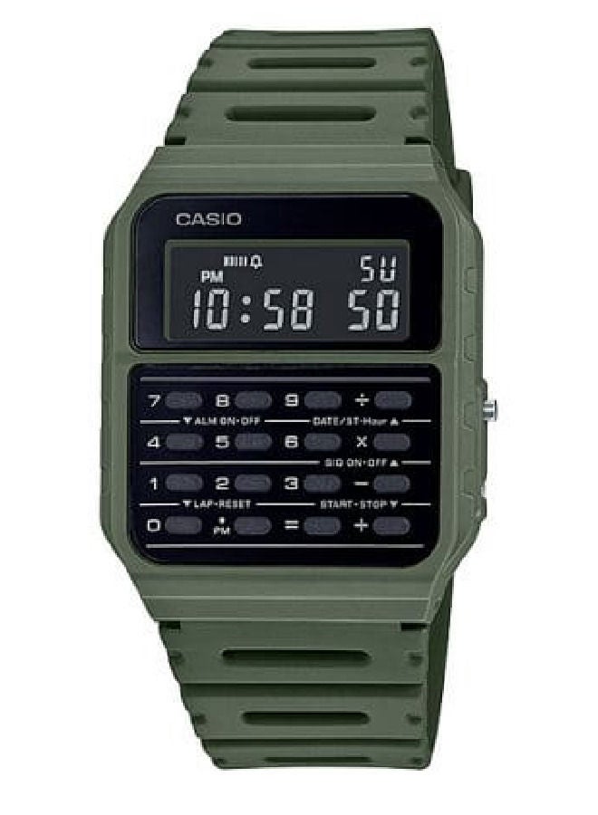 CASIO Unisex's Resin Digital Wrist Watch CA-53WF-3BDF Green - Image 1