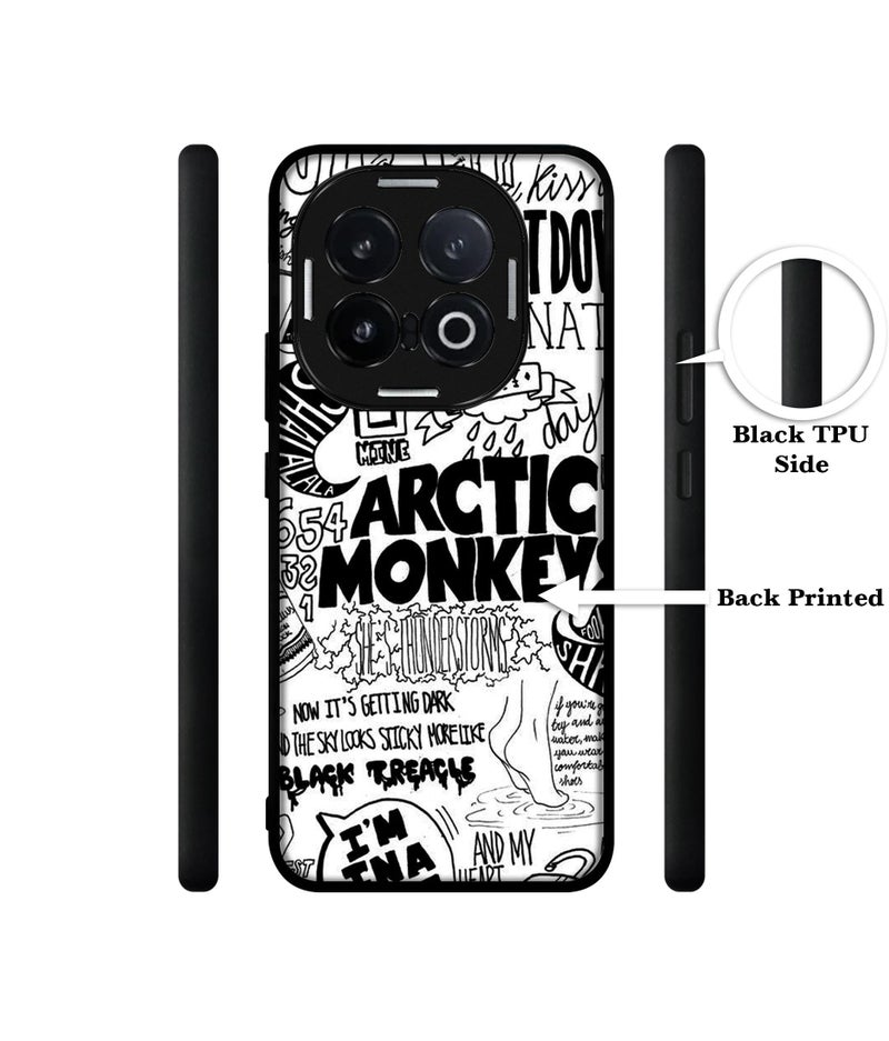 Casotec Arctic Monkeys Pattern Design Premium 2D Printed Metal Back Case Cover for iQOO 13 5G - Image 2