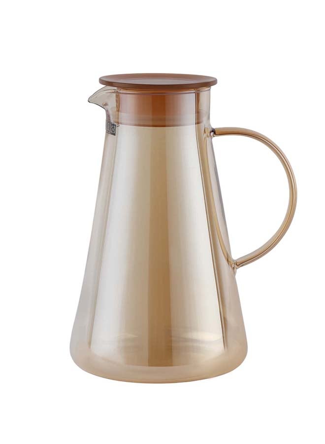 Royalford 5-Piece Water Jug and Cup Set- RF12209/ Includes 1800 ml Carafe and 4 260 ml Glasses/ with Lid, Pouring Spout, for Iced Tea, Juice, Milk, Coffee, Lemonade, Hot and Cold Multicolor - Image 2