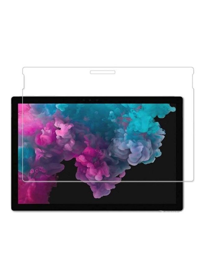 NIBEMINENT Scratch Resistant Tempered Glass Full Cover Tablet Screen Protector For Microsoft Surface Pro 6 / 5 4 LTE Clear - Image 1
