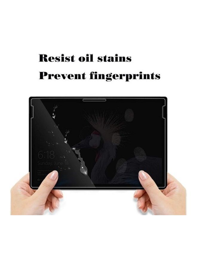 NIBEMINENT Scratch Resistant Tempered Glass Full Cover Tablet Screen Protector For Microsoft Surface Pro 6 / 5 4 LTE Clear - Image 4