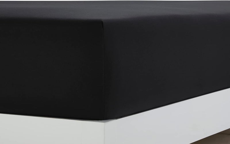 Clara Clark 1800 Premier Series 4pc Bed Sheet Set - King, Black - Image 3