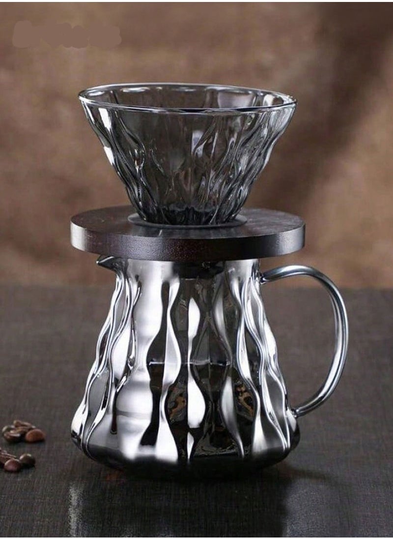 بيوينتي صبِّ على قهوة صانعة 500ML قارورة زجاجية  - Image 1
