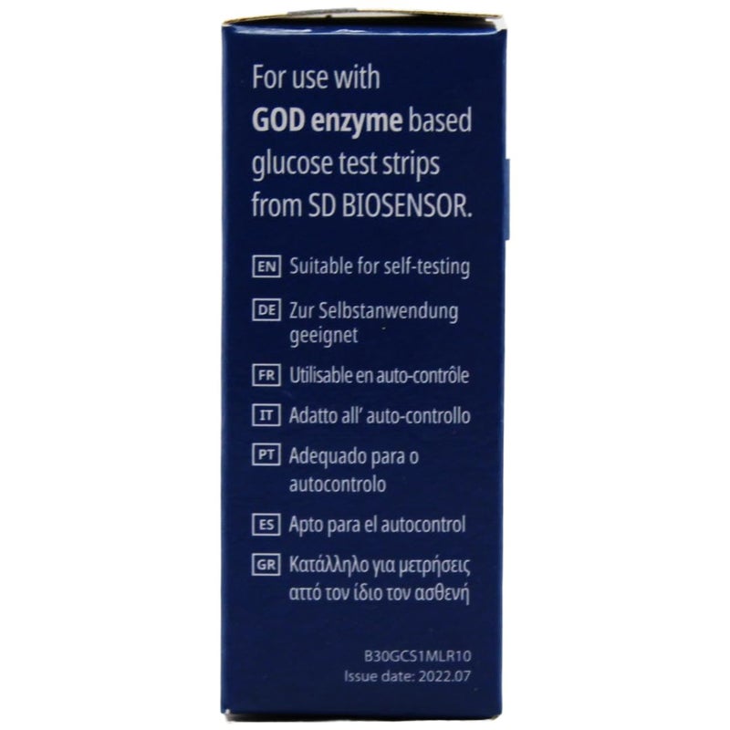 SD BIOSENSOR 1 × محلول التحكم في سكر الدم من SD Biosensor مع معايير منخفضة وعالية - Image 4