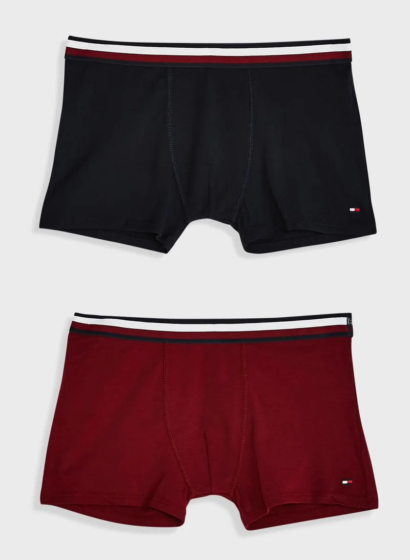TOMMY HILFIGER Kids 2 Pack Assorted Trunks