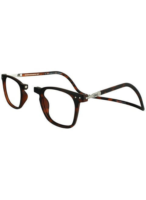 Magnetic Reading Glasses Computer Readers Replaceable Lens Adjustable Temples Manhattan (Sm Tortoise 2.00 Magnification)