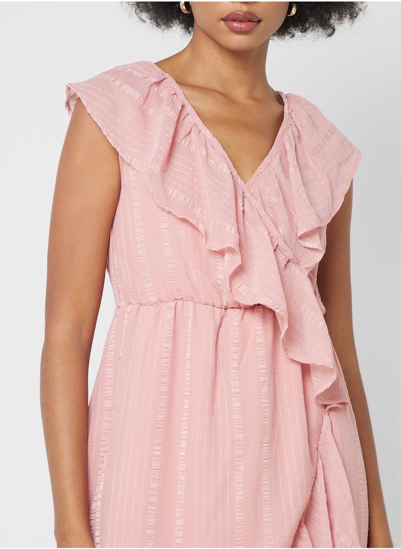 ELLA - Ruffle Sleeve Dress - Image 1