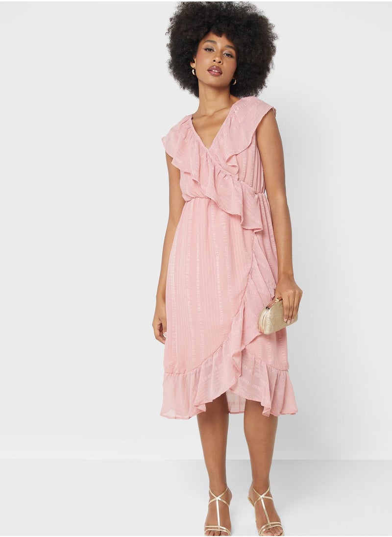 ELLA - Ruffle Sleeve Dress - Image 1