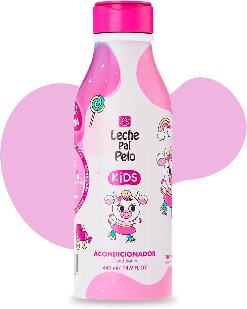 Leche Pal Pelo Kids Conditioner  Gentle Detangling Moisturizing & Hydrating Conditioner with Vitamin E and Oils for Kids Hair Strengthens & Helps Prevent Breakage ParabenFree 149 fl oz - Image 1