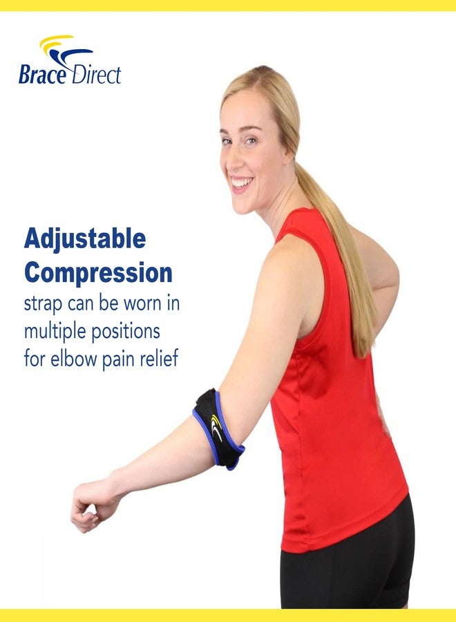 Brace Direct Tennis and Golf Elbow Strap Compression Brace - Forearm Elbow Brace for Tendonitis, Bursitis, Epicondylitis, Tennis & Golfer's Elbow- Pain Relief for Men and Women - Image 5