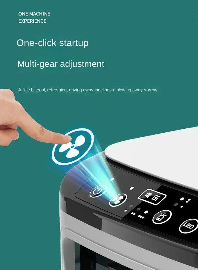 Joshberg Portable Air Conditioners, Dual Spray Ultrasonic Atomization 3-Speed Mute Air Cooler Night Light Electric Fan for Home - Image 5