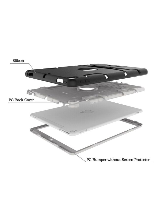 NIBEMINENT Hard Case Cover For iPad Pro 10.5-Inch Black/White  - Image 4