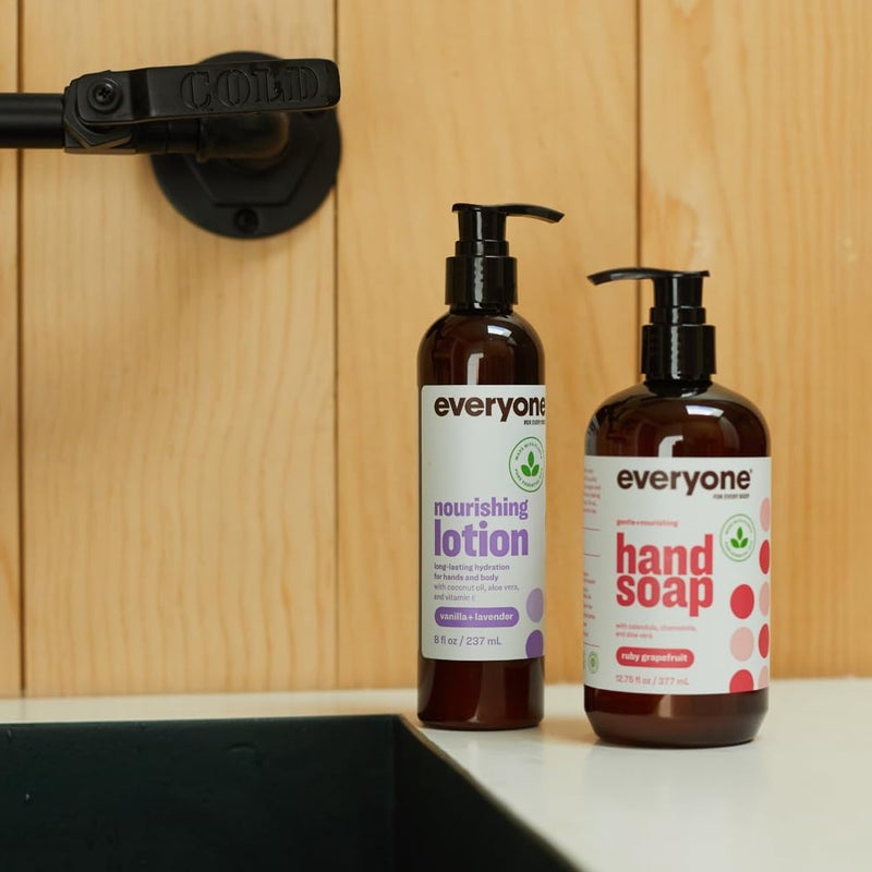 Everyone Nourishing Vanilla & Lavender Lotion, 8 FZ - Image 2