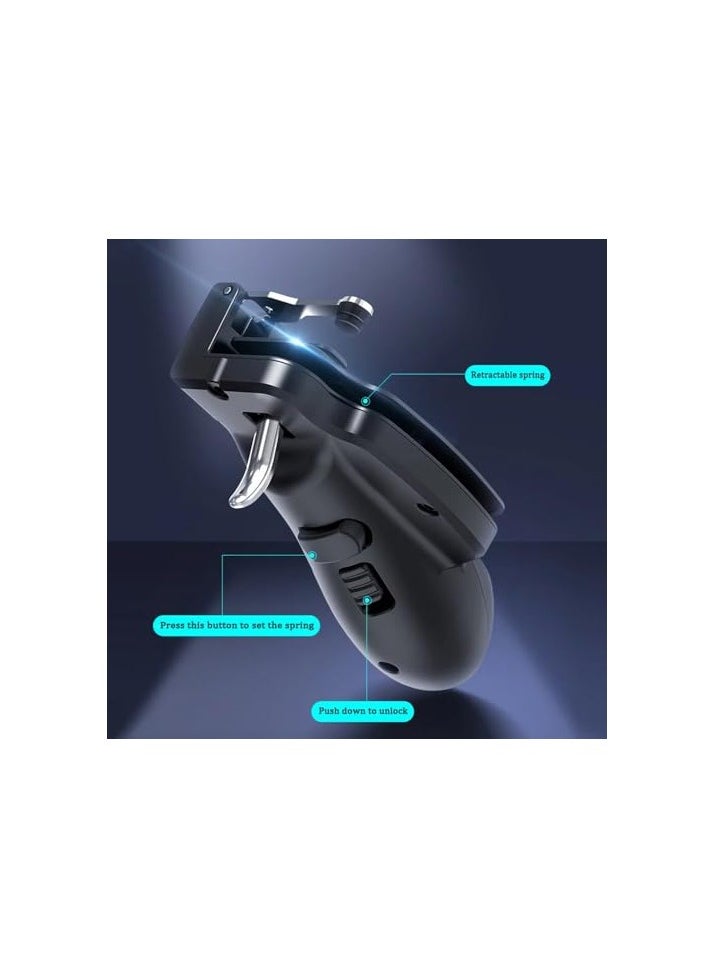 AMERTEER Game Controller - Mobile Joystick with Auto High Frequency Tap, Six Finger Gamepad with Aim Button  - Image 2