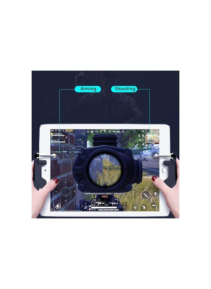AMERTEER Game Controller - Mobile Joystick with Auto High Frequency Tap, Six Finger Gamepad with Aim Button  - Image 4