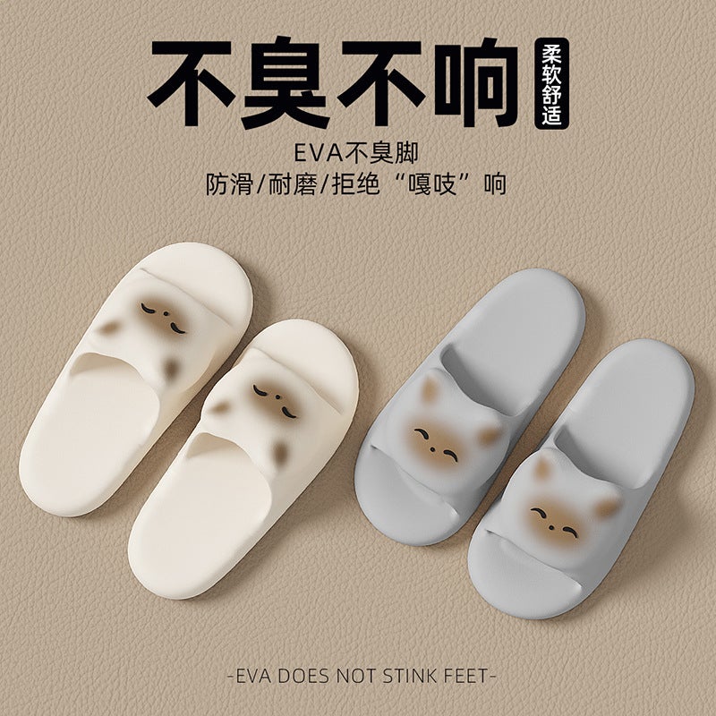 Cartoon Couple Sandals for Women Summer Home Indoor Soft-Soled Slippers Non-Slip Eva Slippers for Men - Image 4