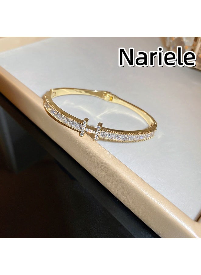 Nariele New Electroplated Zircon High-End Bracelet - Image 3