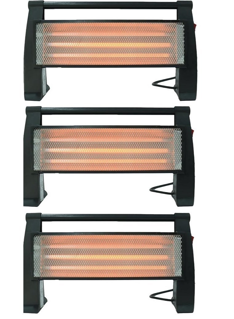 هاي واي دفاية هالوجين من هاي واي - لون اسود - KH 2820 - 1800 وات موفره للطاقة  3قطعة-   3شمعة - Image 1