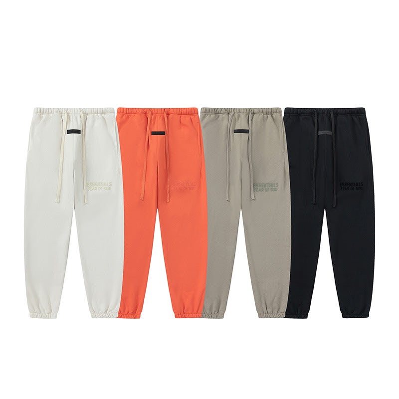 Fashion Brand Fear Of God Essentials Logo Letter Printing Casual Leg-Toe Pants - Image 2
