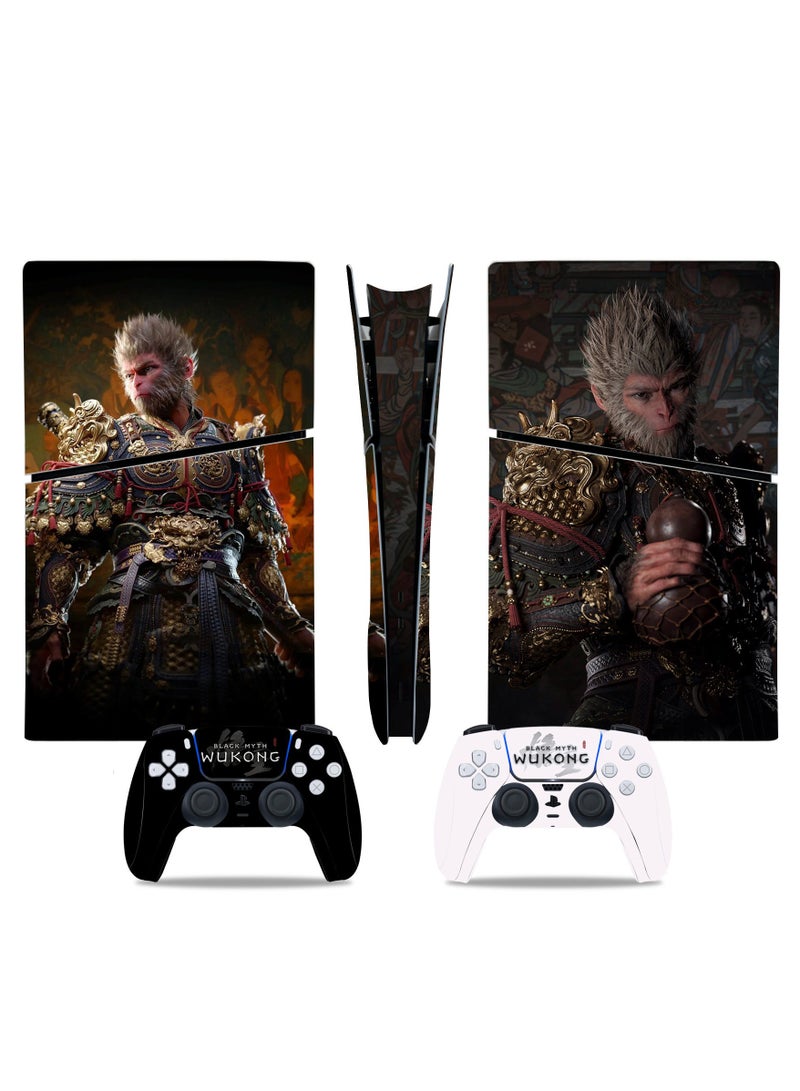 General PS5 slim game console sticker, full body sticker, black myth Wukong, film protector, handle sticker  - Image 1