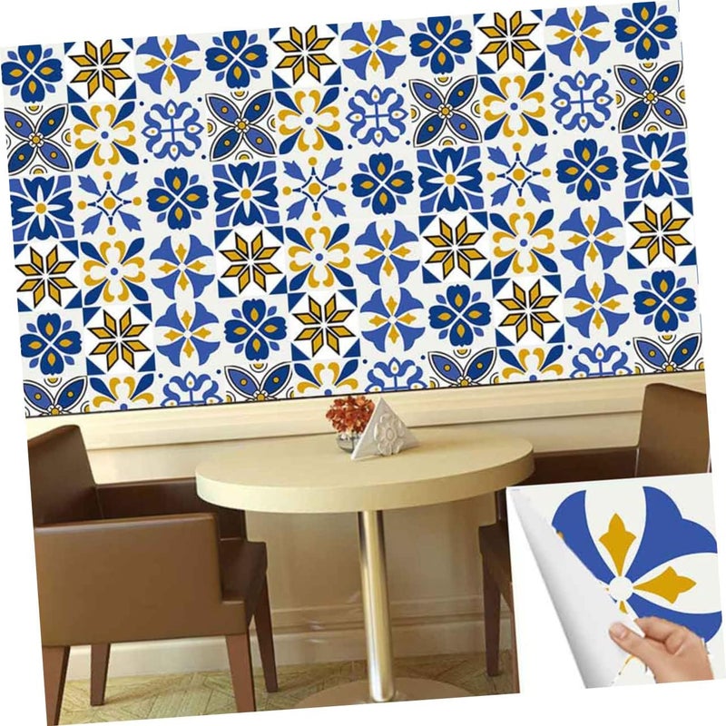 klarako 10pcs Floor and Nordic Kitchen Self-Adhesive Bathroom Style Tiles Easy Decals Stickers Oil-Proof Stick to Decorative Tile Peel Wall Sticker - Image 5