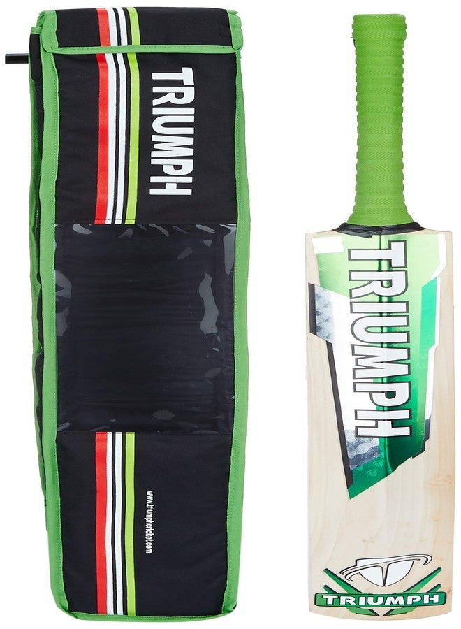 ترايامف مضرب كريكيت احترافي من خشب الصفصاف الإنجليزي من تريومف فيتال للرجال | جاهز للعب | خفيف الوزن - Image 5