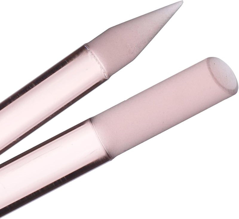 Public demand affordable quality Bona Fide Beauty Glass Cuticle Pusher by , 1Pc Pink Gentle Czech Manicure Stick for Cuticle Remover, Long-Lasting Double-Sided Reusable Glass Cuticle Stick Carefully engineered build - Image 1