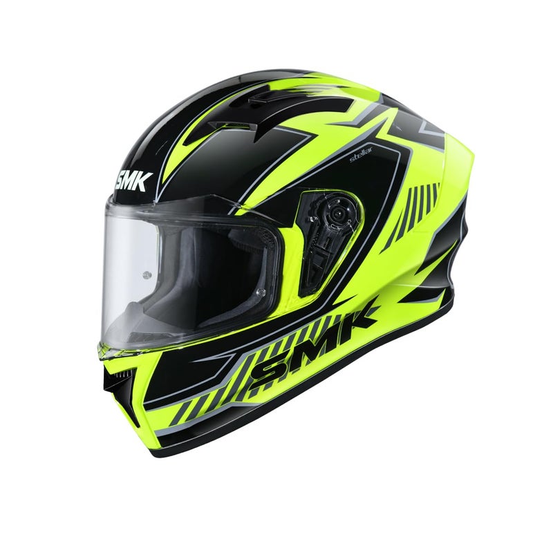 SMK Helmets SMK Stellar Sports Adox Helmet ISI, DOT & Ece-06 Certified Full Face Helmet - Image 4