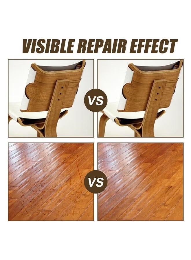 JUE-FISH Wood Scratch Cover - 2 Pack fix it for Wood - Wood Furniture Repair Scratch Remover Set for Fast Acting Wood Scratch Repair - Waxing Refinishing Set, Wooden Scratch Remover Spray for Floors, Tables, Carpenters - Image 5