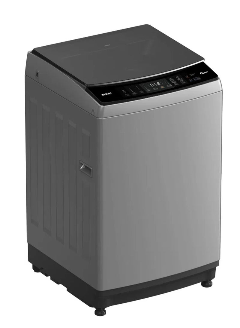 اديسون غسالة اتوماتيك إديسون، تحميل علوي، 10 كجم، 8 برامج، شاشة ليد، EDSTL10 - رمادي غامق - Image 1