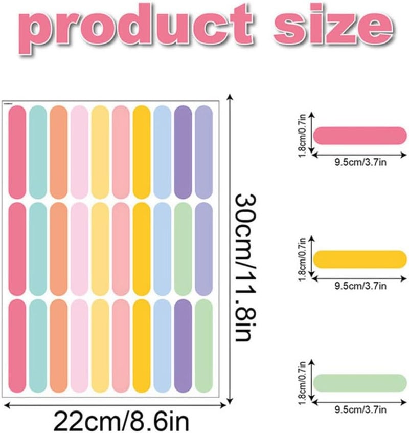 CELAENO Confetti Strip Wall Decals for Kids Room Removable Colorful Sprinkle Wall Stickers for Playroom Nursery Boys Girls Bedroom Wall Decorations - Image 2