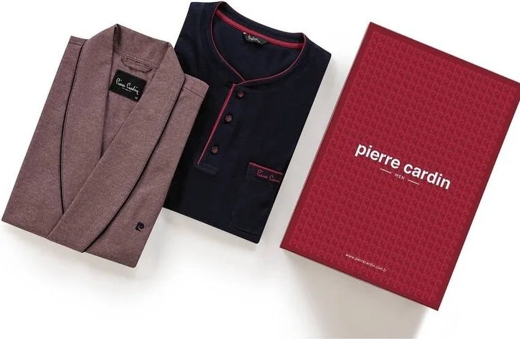 بيير كاردان Men's 3 Piece Short Dressing Set