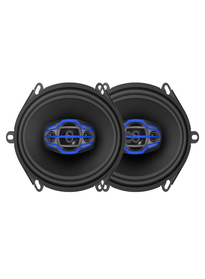 JENSEN JS-Series JS6804 High Performance 4-Way 5x7/6x8 inch 4-Way Car Audio Speakers Pair with 320 Watts Peak Power | 160 Watts per Speaker | 35mm Mylar Balanced Dome Midrange | 15mm Piezo Tweeters - Image 1