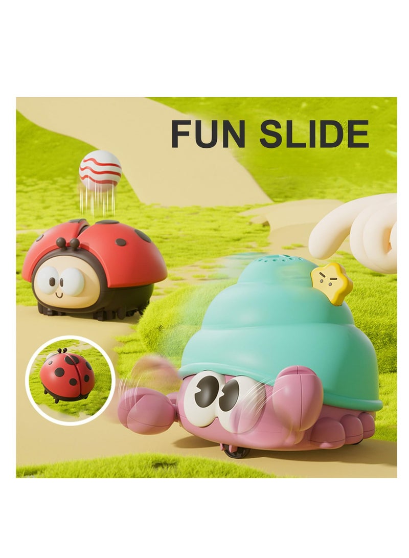 Excefore Children's Ladybug Hover Ball Toy, Sensory Flying Orb Ball Toys, Interactive Floating Ball Toy, Fine Motor Skills Toy for Kids, Educational Ball Blowing Toy, Montessori Toys Educational Toys - Image 3