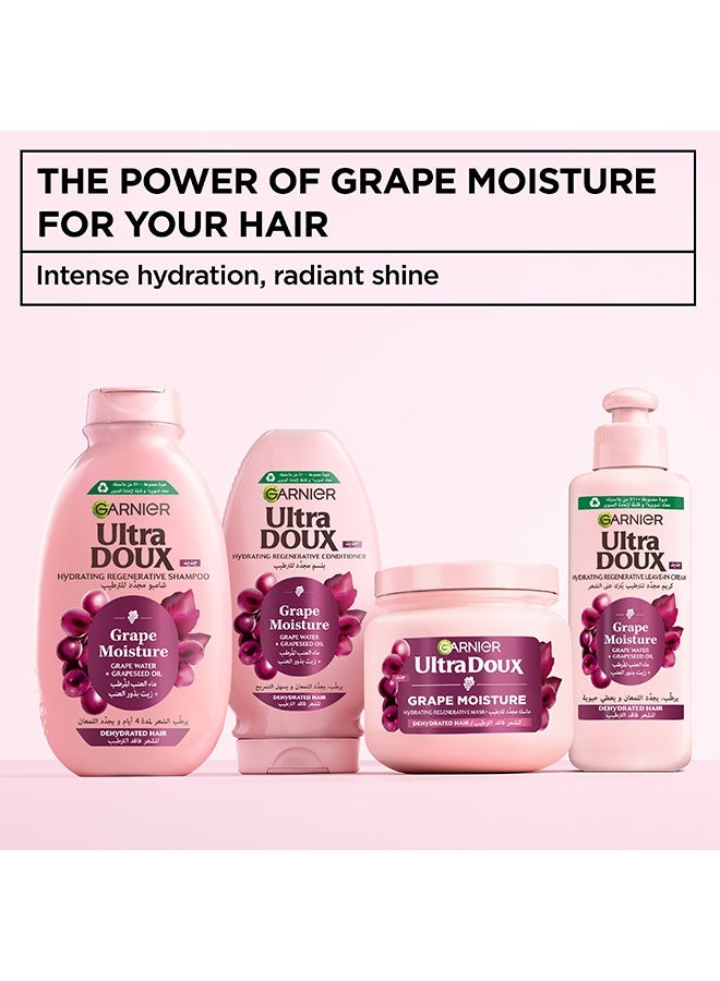 Garnier Ultra Doux Grape Moisture Shampoo 400 ML+ Conditioner 360ML - Image 3