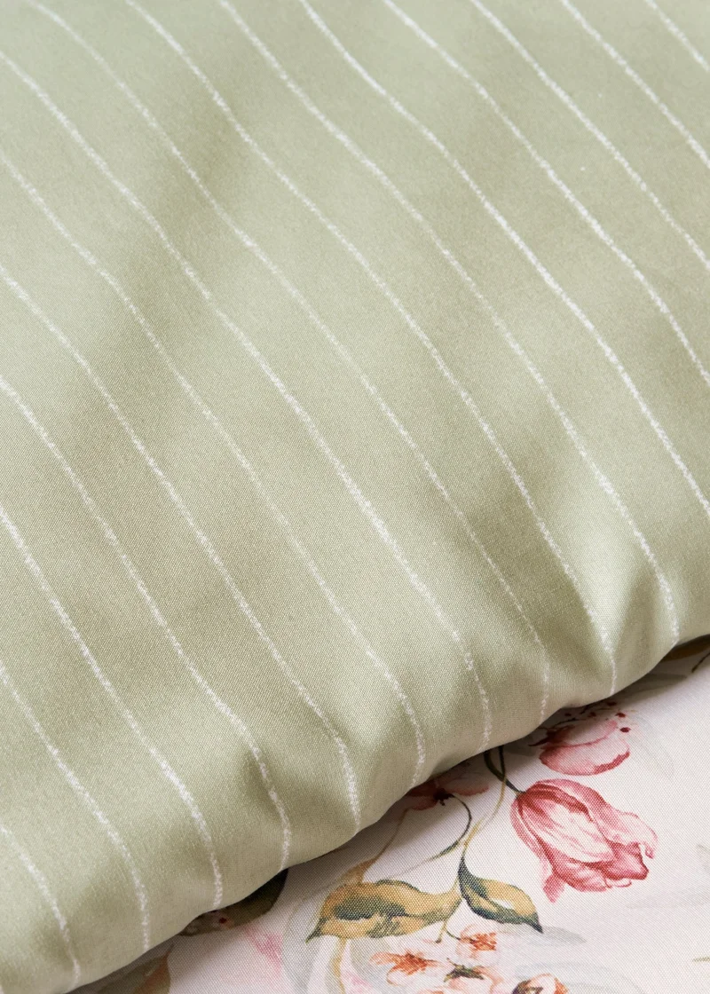 Matalan Green Peonies Duvet Set