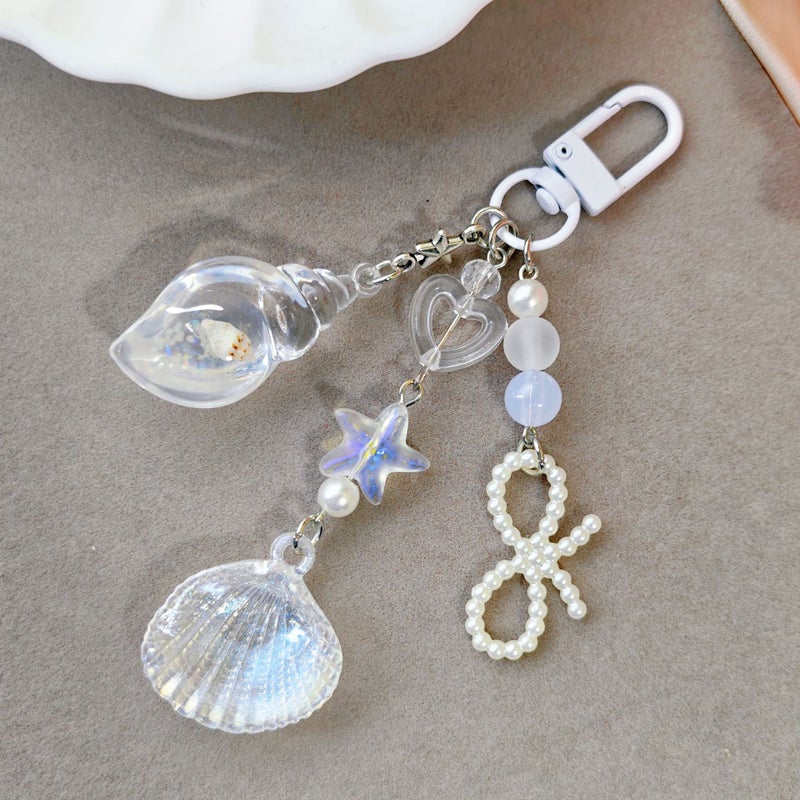 الأصلي حلمي المحيط مضيئة قشرة قشرة قلادة, ملونة Keychain, حقيبة الظهر قلادة, سلسلة الهاتف المحمول, هدية بالجملة - Image 1