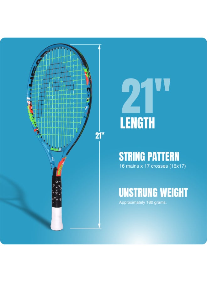 HEAD Novak 21 (2022) Kids Tennis Racquet – Junior Youth Tennis Racket Inspired by Novak Djokovic, Lightweight Pre-Strung Frame for Beginner Children Ages 4–6 - Premium tennis_racquets designed for performance, durability, and comfort - Image 4