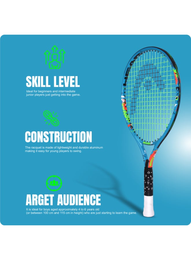 HEAD Novak 21 (2022) Kids Tennis Racquet – Junior Youth Tennis Racket Inspired by Novak Djokovic, Lightweight Pre-Strung Frame for Beginner Children Ages 4–6 - Premium tennis_racquets designed for performance, durability, and comfort - Image 2