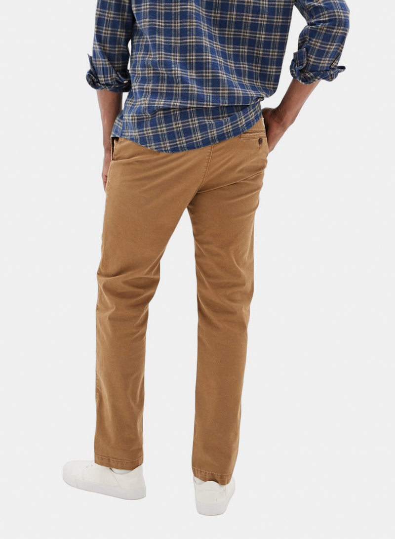 American Eagle AE Flex Original Straight Lived-In Khaki Pant - Image 4